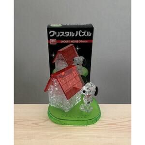 Beverly Crystal Peanuts Snoopy Dog House 3D Puzzle 50 Pieces Japan Made